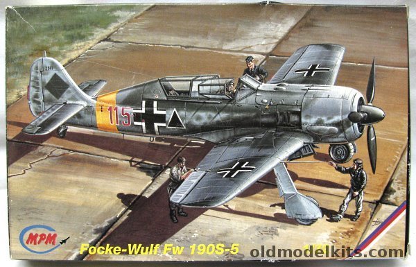 MPM 1/72 Focke-Wulf FW-190 S-5 - (FW190S5), 72030 plastic model kit